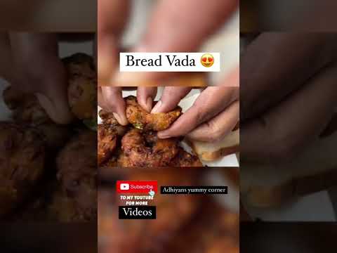 Vada made with bread? 😍  Check my channel for the full video!! #shorts