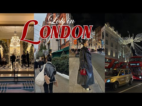 LONDON TRAVEL VLOG | December in London🎄, best restaurants to try, holiday vibes & date night!