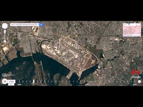 John F. Kennedy International Airport - 32 Year Time Lapse