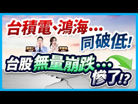 (CC字幕)【台積電、鴻海...同破低！台股無量崩跌...慘了!?】2024.12.11 台股盤後