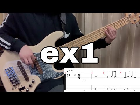 【GW企画】超初心者向けベースフレーズ ex1