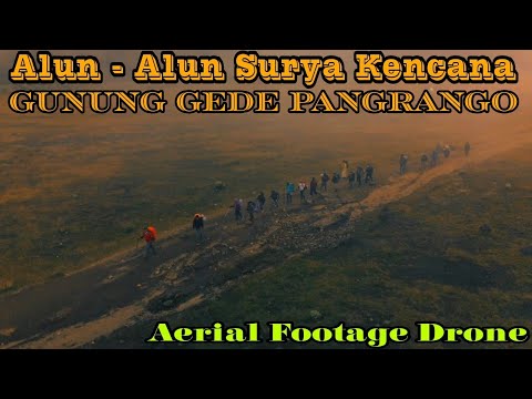 ALUN-ALUN SURYA KENCANA GUNUNG GEDE PANGRANGO | AERIAL FOOTAGE DRONE