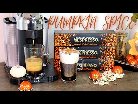 Nespresso Pumpkin Spice Cake Review || Pumpkin Spice Cake Viennois Recipe | Fall Special Edition