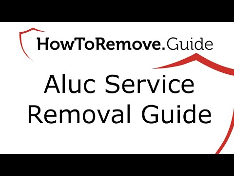 How to remove Aluc Service