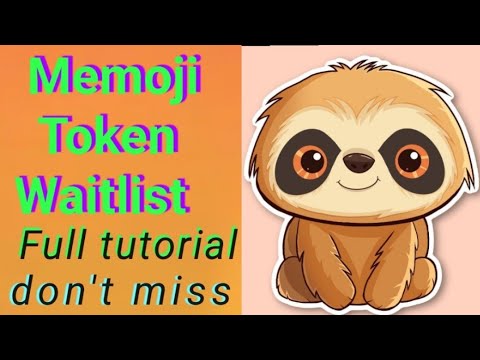 Memoji Token waitlist Full tutorial - memoji token claim update @EarningDootCom @earningstars