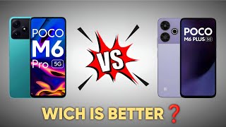 Poco M6 Pro 5G VS Poco M6 Plus 5G Full Comparison.