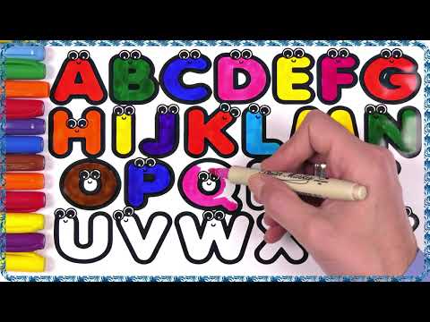 ABC Coloring Book: Learn ABC Alphabet for Children / Akn Kids House