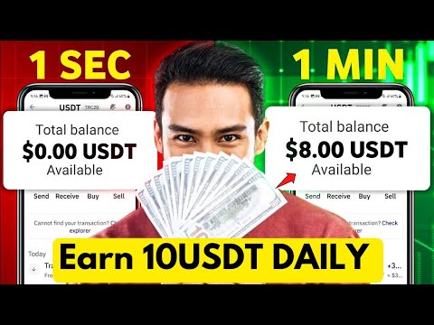 1 minute = $8.00 USDT 🤑 ➕️ Live withdrawal | Make Money Online ||YOUR  CRYPTO INVESTOR