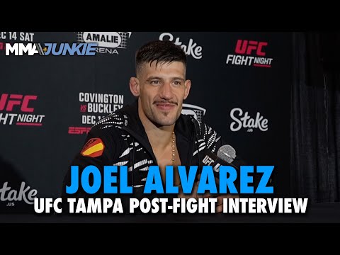 Joel Alvarez Talks Drakkar Klose KO, Potential Move to 170, Makhachev vs. Tsarukyan | UFC Tampa