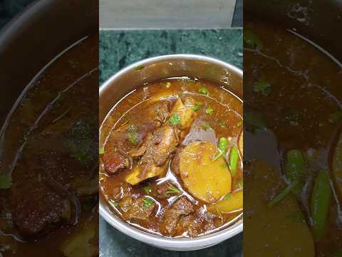 Ramzan special Aloo Gosht 😋 #food #shorts