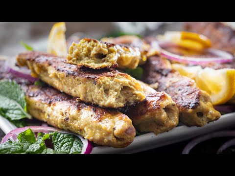 Chicken Reshmi Kabab | Reshmi Seekh Kabab