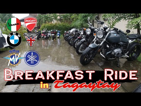 TAGAYTAY BREAKFAST RIDE with the AUTOTECH, VESPA and BIGBIKE boys || Raul's Birthday at ANYA Resort