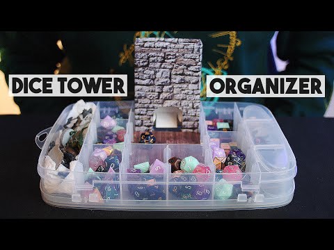 DIY Dice Tower + Organizer!