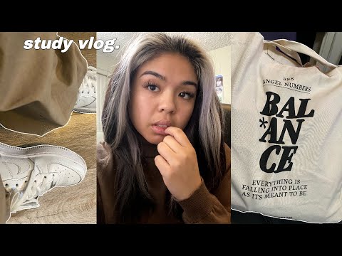 study vlog 📓: korea travel announcement, study with me, skincare, learning korean