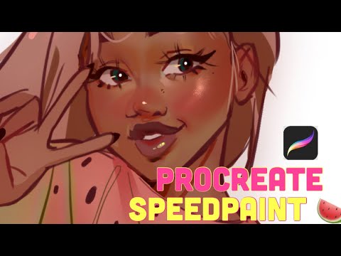 Procreate Speedpaint :Fruity🍉💞