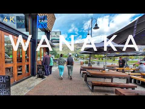 Wanaka Spring Walk Nov 2024 | Town Centre | Wanaka Tree | Hook Wanaka | New Zealand Walking Tour 4K