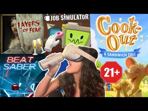 Playing VR Horror Game while Drunk!!