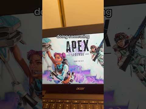 Apex Legends on a 7 year old Chromebook #tech #pc #gaming #apexlegends