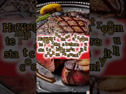 Make Perfect Steak |Steak Tips #shorts #shortsviral #shortvideo #steak #cookingtips #food #tips