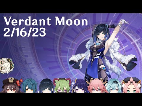 Genshin Impact - 36 star Spiral Abyss - Verdant Moon 2/16/23 (feat. C1 Yelan)