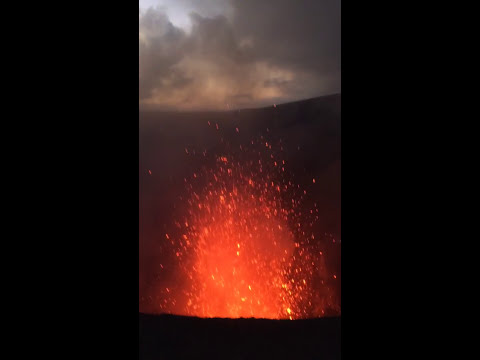 Volcanic mountain Mt. Yasur, Vanuatu