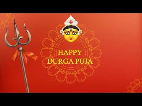 Durga Puja, Durga Maa Animation, Motion Background, Free Animation Background, Devotional Background