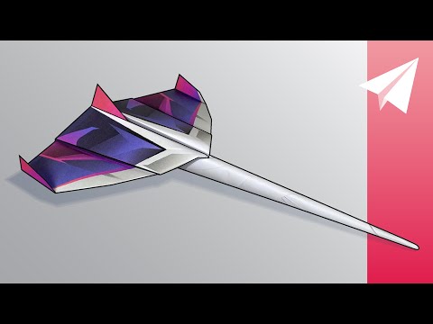 AWESOME Dart Paper Airplane with a Spike! How to Make Pegasus — Tutorial