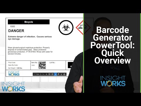 Barcode Generator PowerTool - Quick Overview