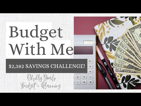 Budget With Me - $2,382 SAVINGS CHALLENGE UPDATE | Cash Counting - REAL NUMBERS