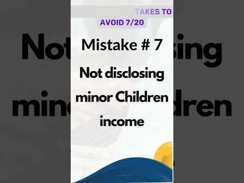 Income tax mistakes 7/20 | Not declaring minor income #taxfiling #taxtips #taxconsultant #incometax