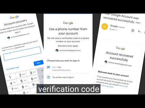 how to recovery Google account