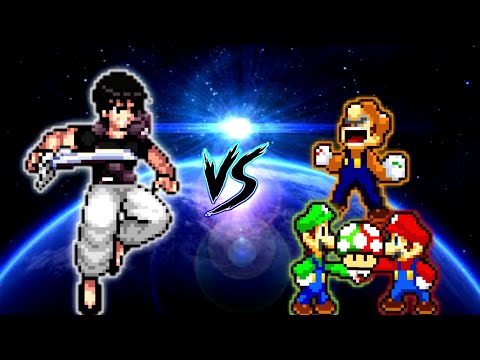 Toji Fushiguro V4 (Inseph) (New) VS Fusion (Marigi & Mario Luigi) in Jump Force Mugen