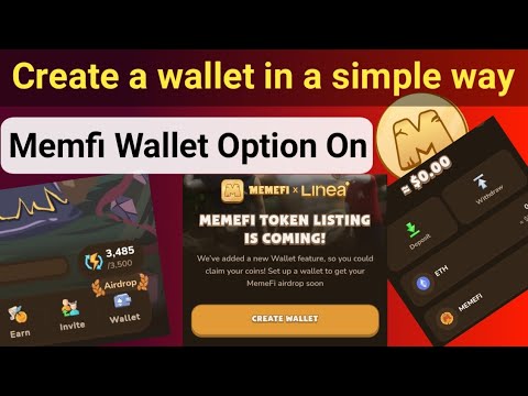 How to Create a MemFi wallet || Memfi Ka Wallet Create Karain Bilkul Easy Tariky se