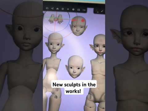 New doll sculpts I'm working on!