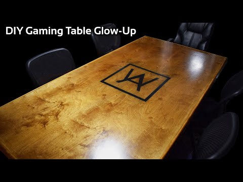 Who Needs Wyrmwood?!  DIY Gaming Table Glow-Up