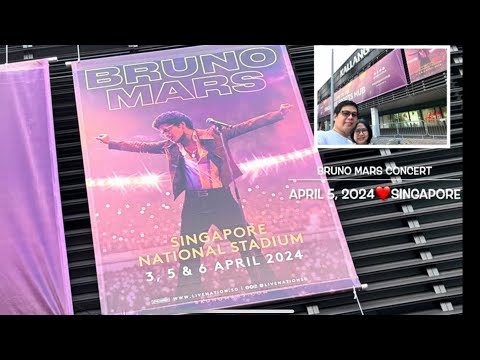 BRUNO MARS CONCERT IN SINGAPORE (April 5, 2024) #brunomars #concert #nationalstadium #singapore