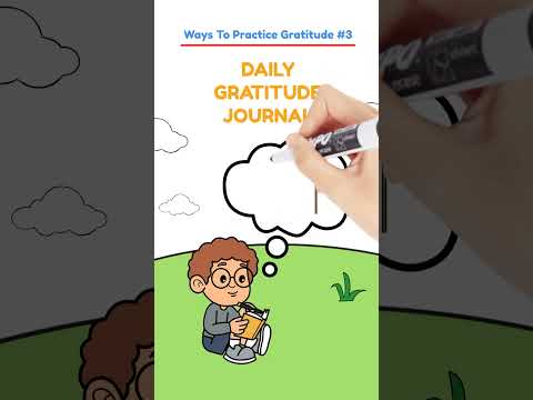 Ways To Practice Gratitude #3 Daily Gratitude Journal-Gratitude For Kids-Teens #gratitude #grateful