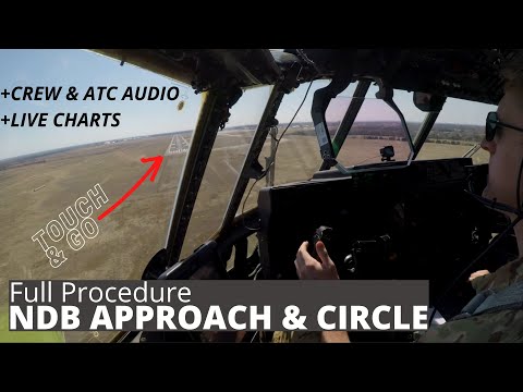 C-130J NDB APPROACH AND LANDING - 4K