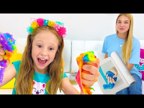 Nastya and a children's story about the benefits of reading books - video compilation