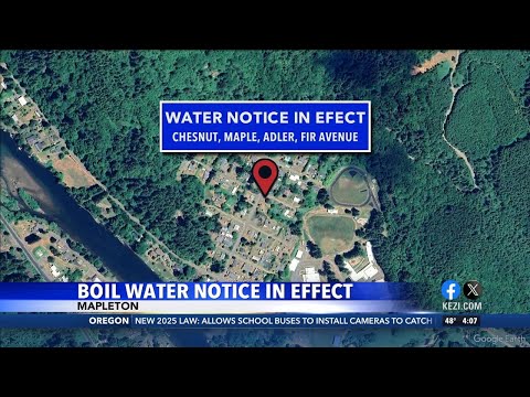 Parts of Mapleton under boil water notice