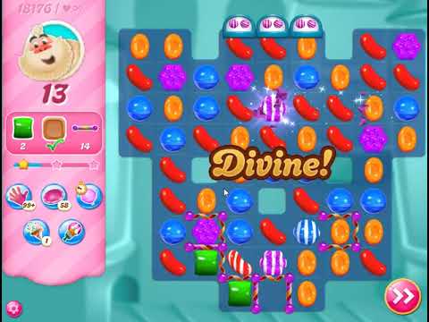 Candy Crush Saga Level 18176 - NO BOOSTERS | SKILLGAMING ✔️