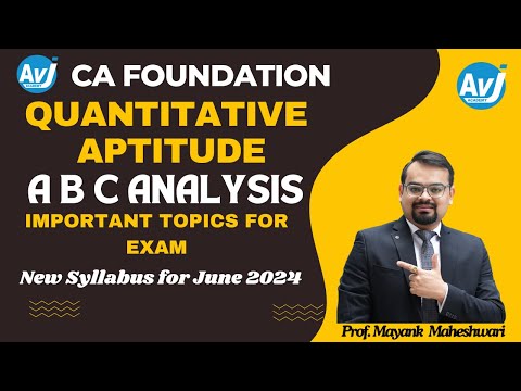 ABC Analysis of Quantitative Aptitude  l Important Topics for Exams l New syllabus for June 2024