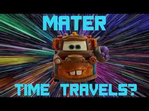 Mater Travels Through TIME? Towing & Salvage Play-set Cars Toys Stop Motion Animation