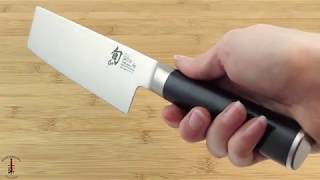 Shun Classic Chef's Knife/Vegetable Cleaver - Nakiri - 6 1/2 in. (DM0728)