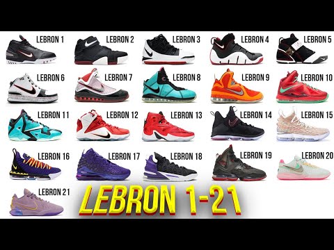 LEBRON 1-21 (Every Signature Nike Shoe)