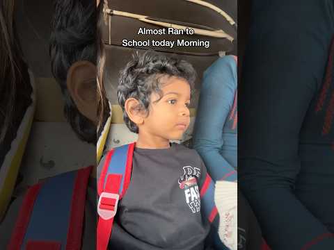 Almost ran to school today #telugushorts #vlogtelugu #teluguvideos #schoolrotinue #morningrotinue