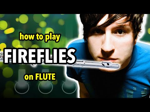 How to play Fireflies on Flute | Flutorials