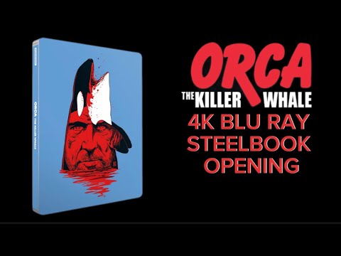 Opening. ORCA THE KILLER WHALE. 4K Blu-ray Steelbook Opening. #steelbook #4k #bluray #killerwhales