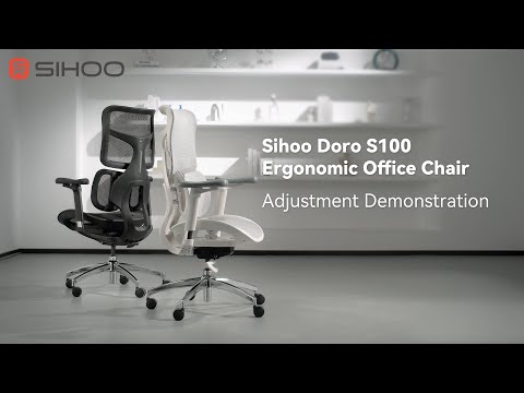 Sihoo Doro S100 Ergonomic Office Chair Adjustment Demonstration