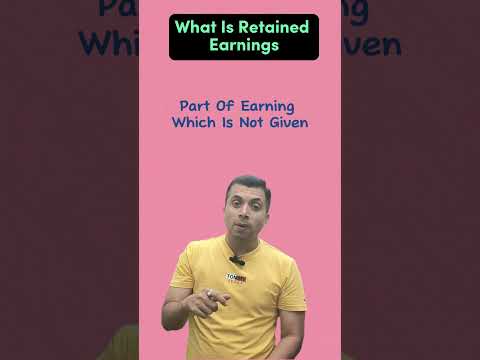 What Is Retained Earnings?🤔 #retainedearnings #fm #shorts